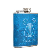 青いレイヤーの背景 フラスク (右)