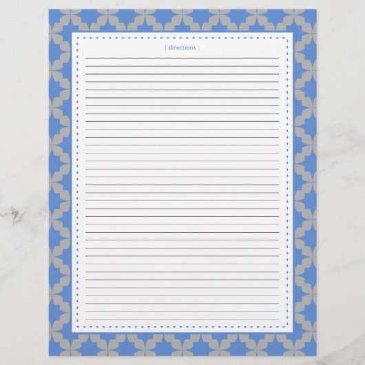 青いレトロ星の追加レシピ (正面)