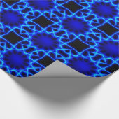 青いレーザー#2 ラッピングペーパー (角)