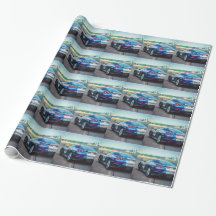 青いレーシングカー