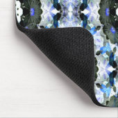 青いレースで作った庭….. マウスパッド (コーナー)