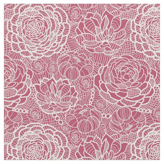 青いレースの花のパターンの背景 ファブリック (クローズアップ)