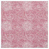 青いレースの花のパターンの背景 ファブリック (見本)