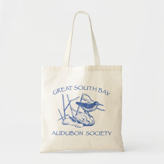 青いロゴのトートバック トートバッグ (正面)