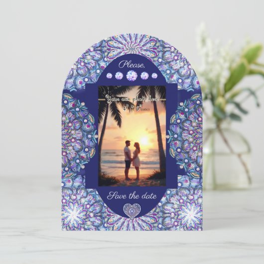 青いロザーセ 招待状 (スタンド正面)