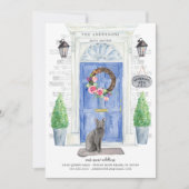 青いロシアの動きの発表 招待状 (正面)