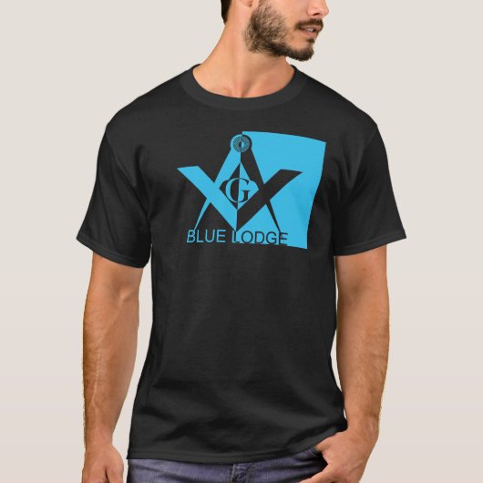 青いロッジ Tシャツ (正面)