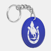 青いロデオ キーホルダー (正面左)