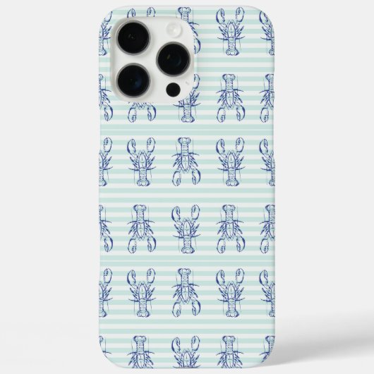 青いロブスターのiPhone / iPadケース Case-Mate iPhoneケース (裏面)