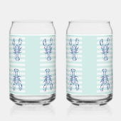 青いロブスター ガラス缶 (左)