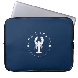 青いロブスター ネイビー Laptop/iPadケース ラップトップスリーブ