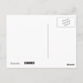 青いロブスター ポストカード (裏面)