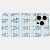 青いロブスター Case-Mate iPhoneケース (裏面 (横))