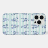 青いロブスター iPhoneケース (裏面横)