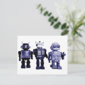 青いロボット招待 招待状 (スタンド正面)