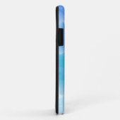 青いロマンチックなヴィンテージの花 Case-Mate iPhoneケース (裏面/右)