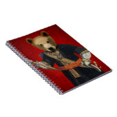 青いローブにクマ3 ノートブック (右側)