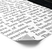 青いローブをまとったクマ ポスター (角)