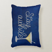 青いロープ アクセントクッション (正面(垂直))