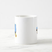 青いローラースケート コーヒーマグカップ (中央)