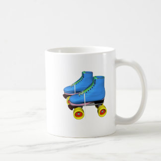 青いローラースケート コーヒーマグカップ
