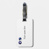 青いローンボウルがお客様に合う ラゲッジタグ (裏面縦)