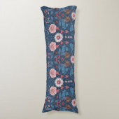 青いワイルドガーデン ボディピロー (正面縦)