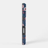 青いワイルドガーデン iPhoneケース (右側面)