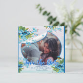 青いワスレナグサの花 Save the dates セーブザデート (スタンド正面)