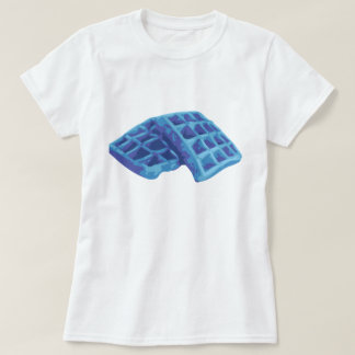 青いワッフル Tシャツ