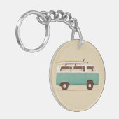 青いヴァン| Florent Bodart キーホルダー (正面左)