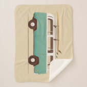 青いヴァン| Florent Bodart シェルパブランケット (正面)