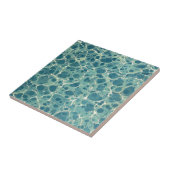 青いヴィンテージのマーブル紙 タイル (側面)