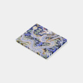 青いヴィンテージの中国のな入れ墨の刺繍のドラゴン ポストイット (アングル)