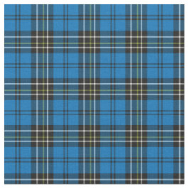 青いヴィンテージの格子縞 ファブリック