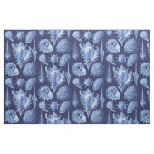 青いヴィンテージの貝殻 ファブリック (ヤード)