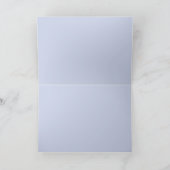 青いヴィンテージフレームありがとう – パーソナライズ カード (内部)