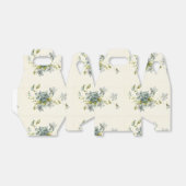 青いヴィンテージフローラお祝い数々のスタイル フェイバーボックス (折り畳みなし)