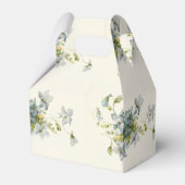 青いヴィンテージフローラお祝い数々のスタイル フェイバーボックス (正面サイド)