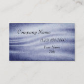 青いヴィンテージ生地のテクスチャ 名刺 (正面)