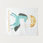 青い一角獣 タペストリー (正面(横))