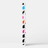 青い三角モダン形の水彩パターン。海 Case-Mate iPhoneケース (裏面 / 右)