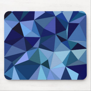青い三角形 マウスパッド