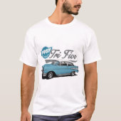 青い三5 Tシャツ (正面)