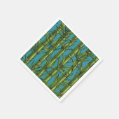 青い上の竹林 スタンダードカクテルナプキン (角)