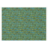 青い上の竹林 テーブルクロス (正面(横))