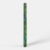 青い上の竹林 SAMSUNG GALAXYケース (右側面)