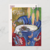 青い上 ポストカード (正面/裏面)