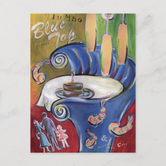 青い上 ポストカード