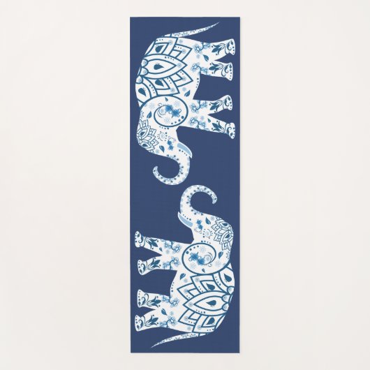 青い不要品 ヨガマット (正面)